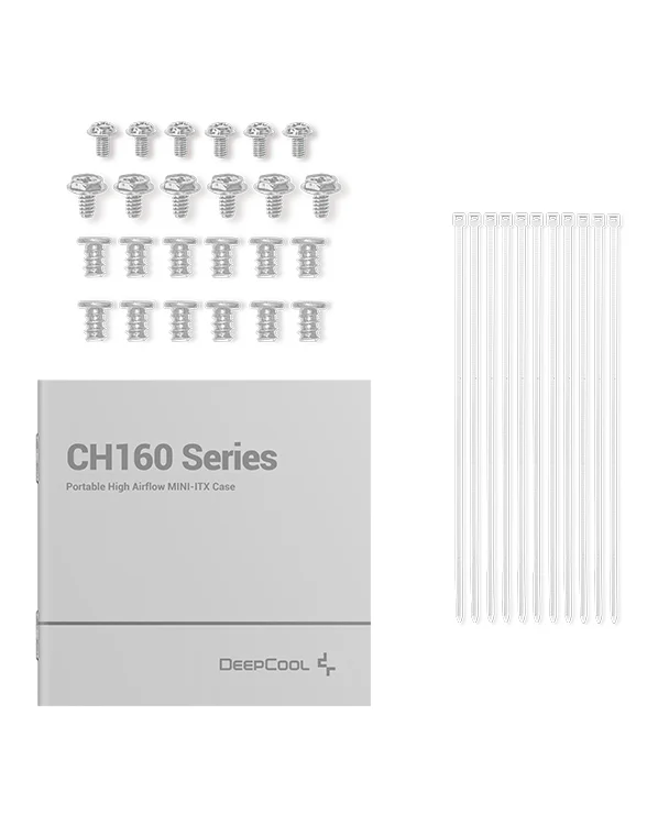 Deepcool CH160 White Mid Tower Cabinet 5