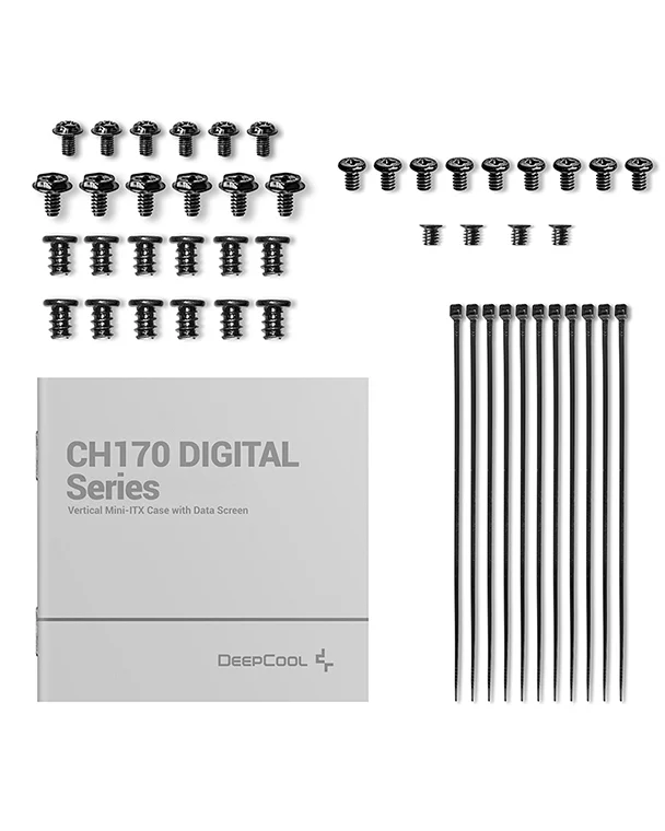 Deepcool CH170 Digital Black Desktop Case 5