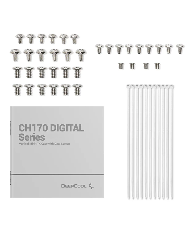 Deepcool CH170 Digital White Desktop Case 5