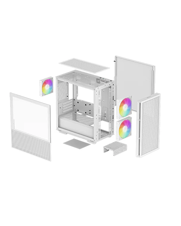 Deepcool CH360 Digital White Desktop Cabinet 4