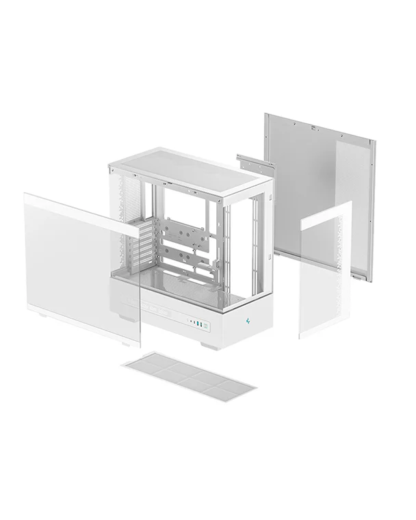 Deepcool CH690 Digital White Desktop Case 5