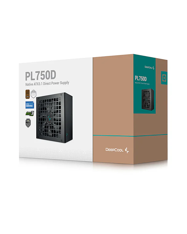 Deepcool PL750D Black Desktop SMPS