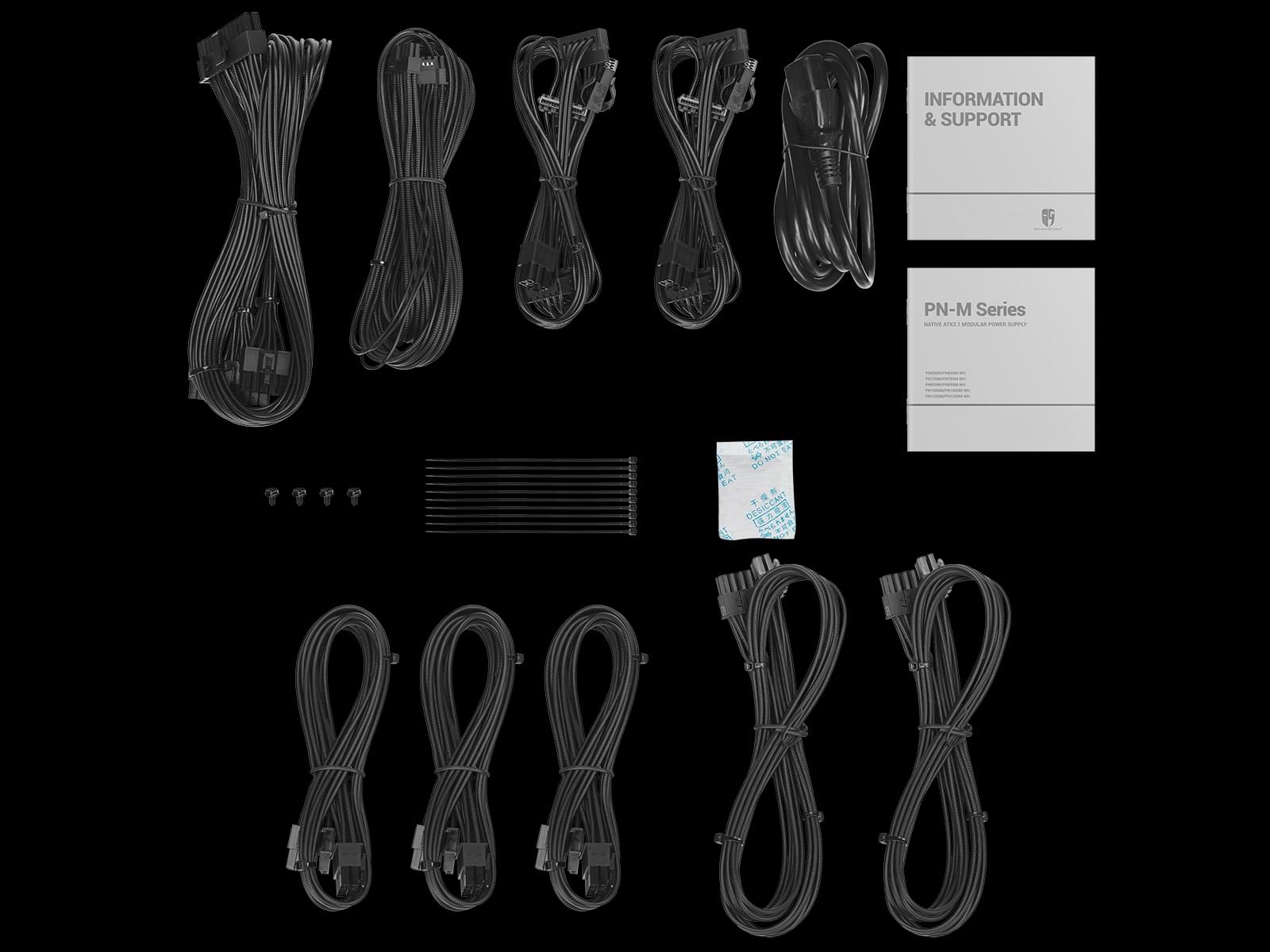 GamerStorm PSU PN1000M Black Desktop SMPS 7