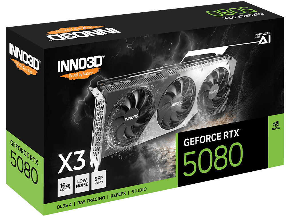 INNO3D GeForce RTX 5080 X3 16GB GDDR7 Graphics Card 2