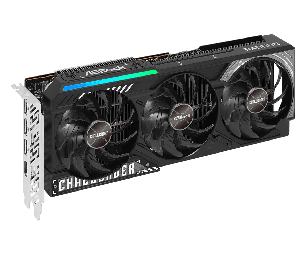 AsRock AMD Radeon RX 9070 Challenger 16GB Graphics Card 2