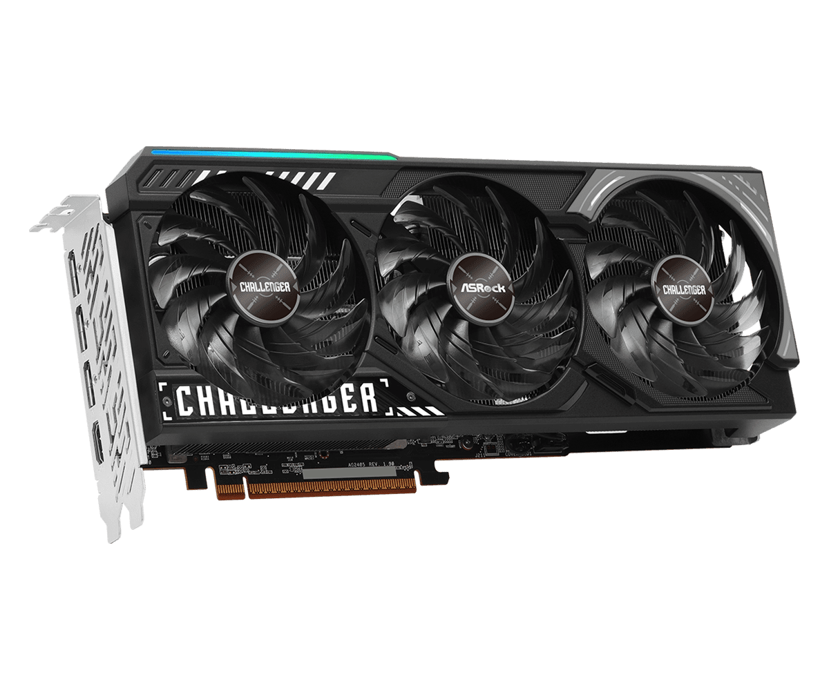 AsRock AMD Radeon RX 9070 Challenger 16GB Graphics Card 3