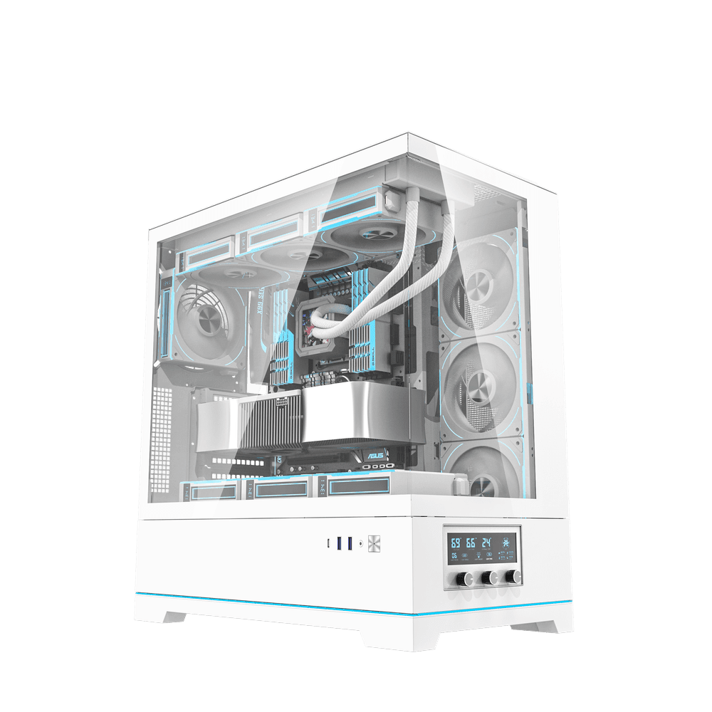 DarkFlash DY451 Pro White ATX Cabinet