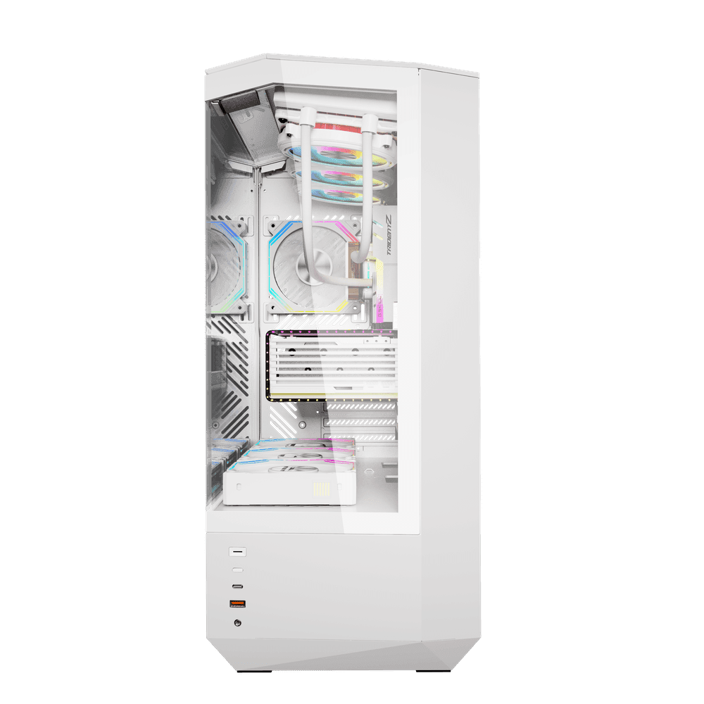 DarkFlash DY460 ATX White Desktop Cabinet 4