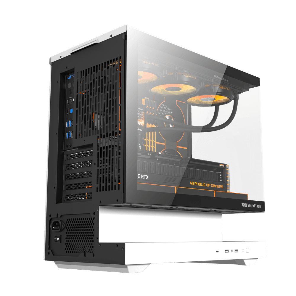 DarkFlash Floatron F1 M ATX White Cabinet 5
