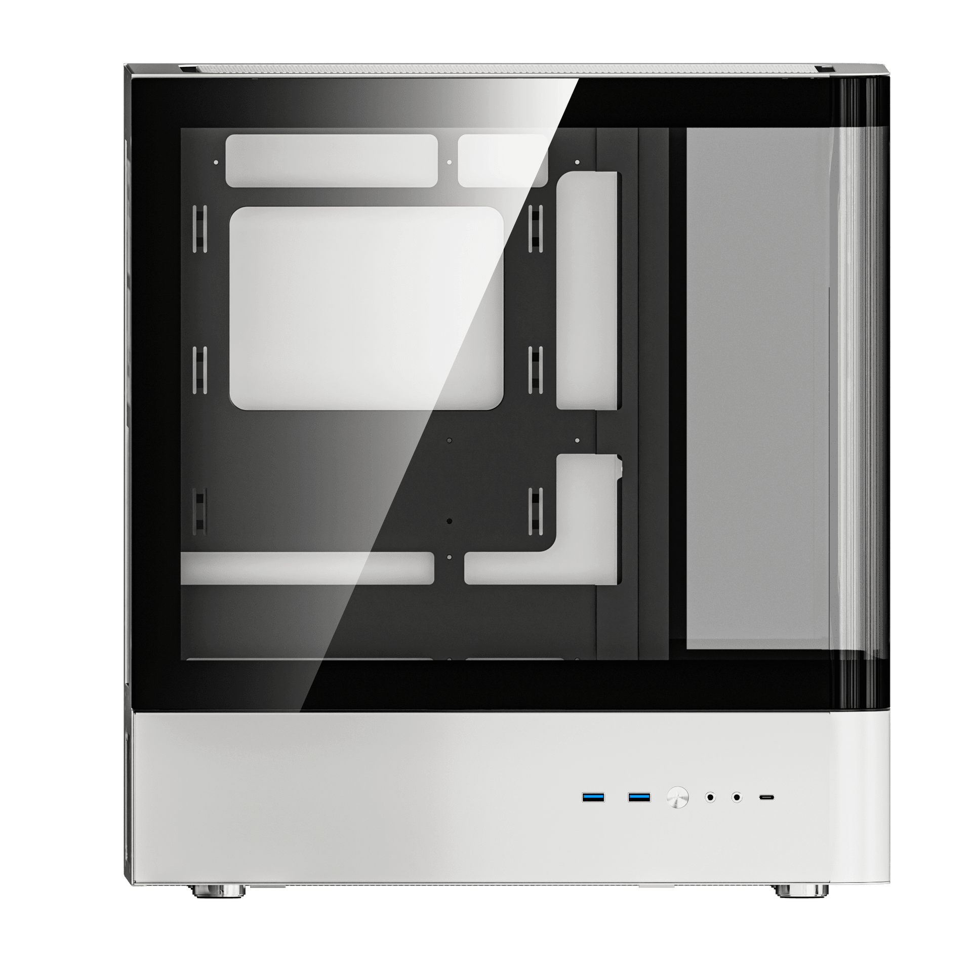 DarkFlash HM1 ATX White Desktop Cabinet 5