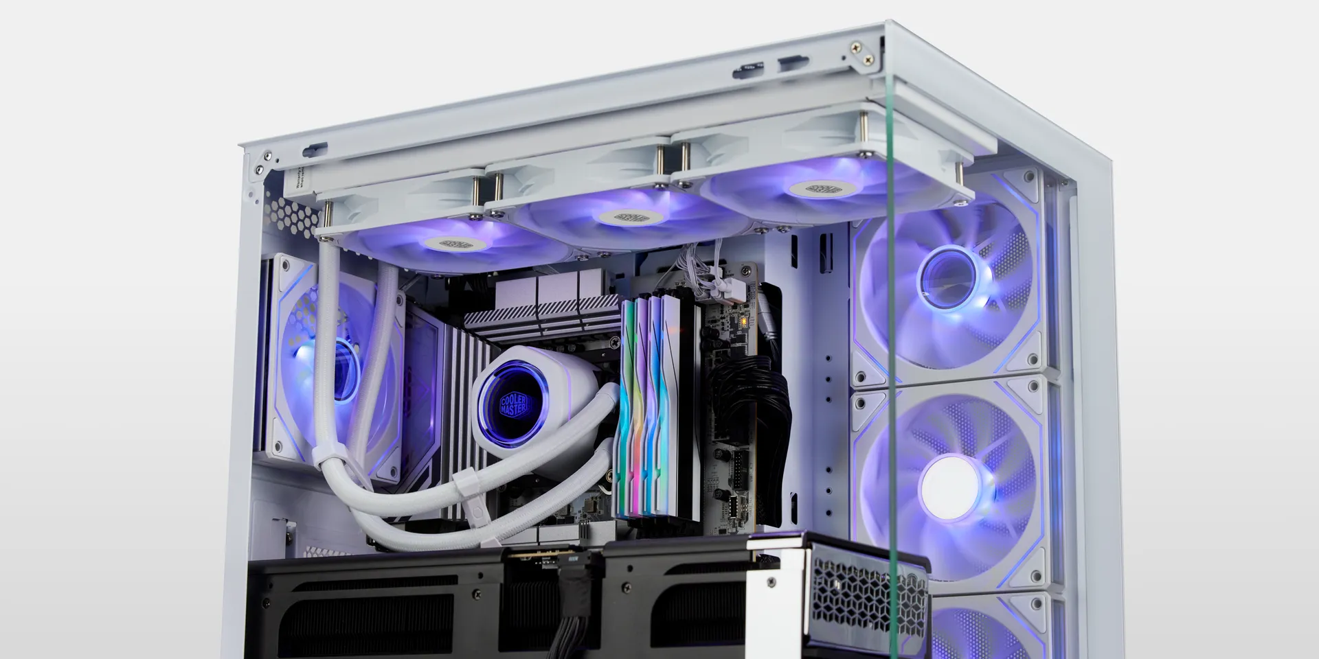 Cooler Master MasterLiquid 360 Core Nex ARGB AIO Liquid CPU Cooler – Black | Dual Chamber Pump, 3x 120mm ARGB Fans, LGA1700 & AM5 Support | MLX-D36M-A18PA-R1 - Image 2