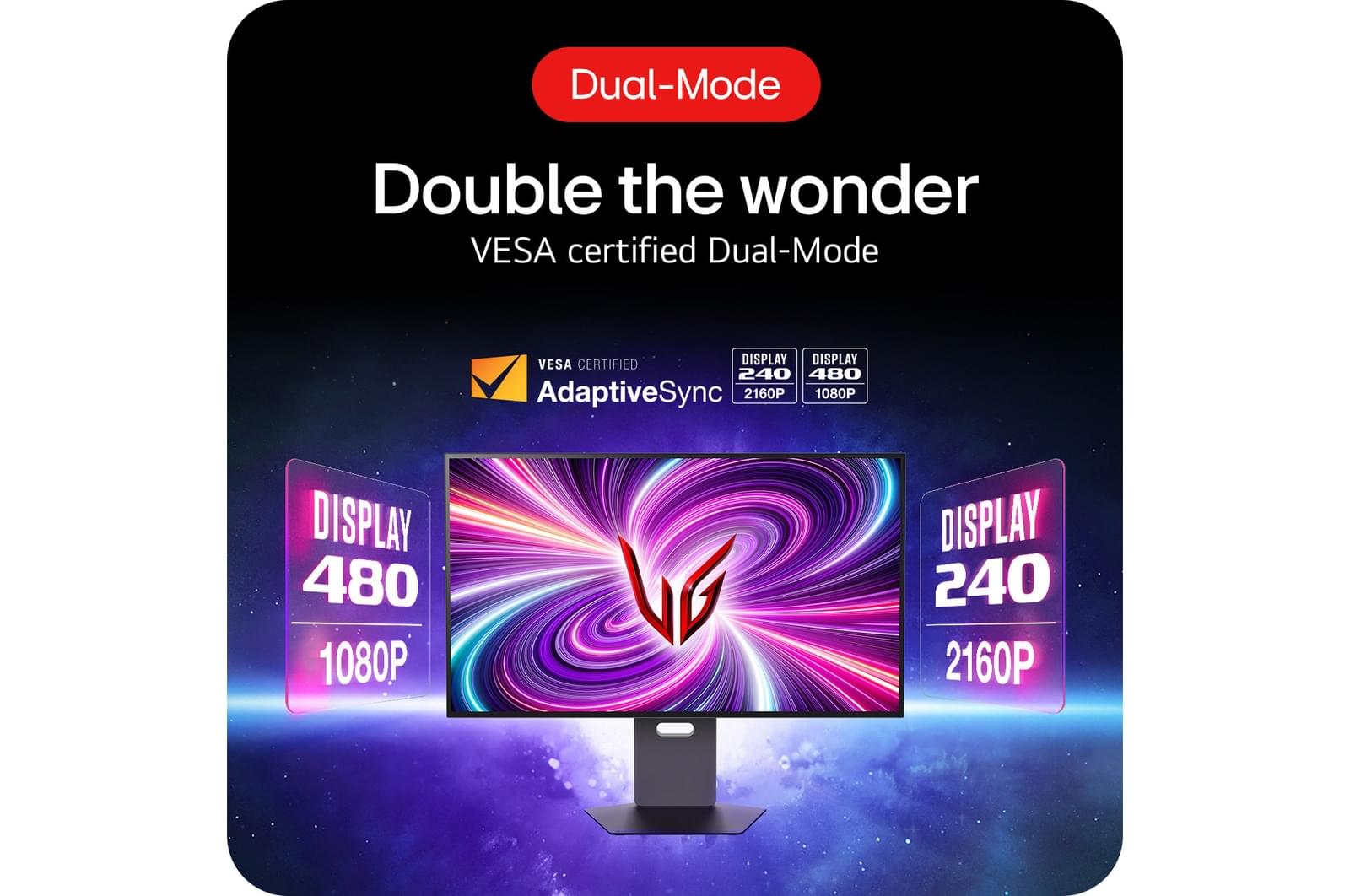 LG 32 UltraGear Dual Mode OLED Monitor 12