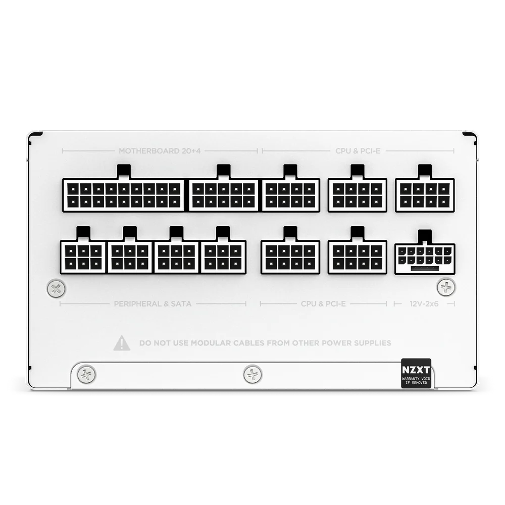 NZXT C1000 Watt ATX White Desktop SMPS 3