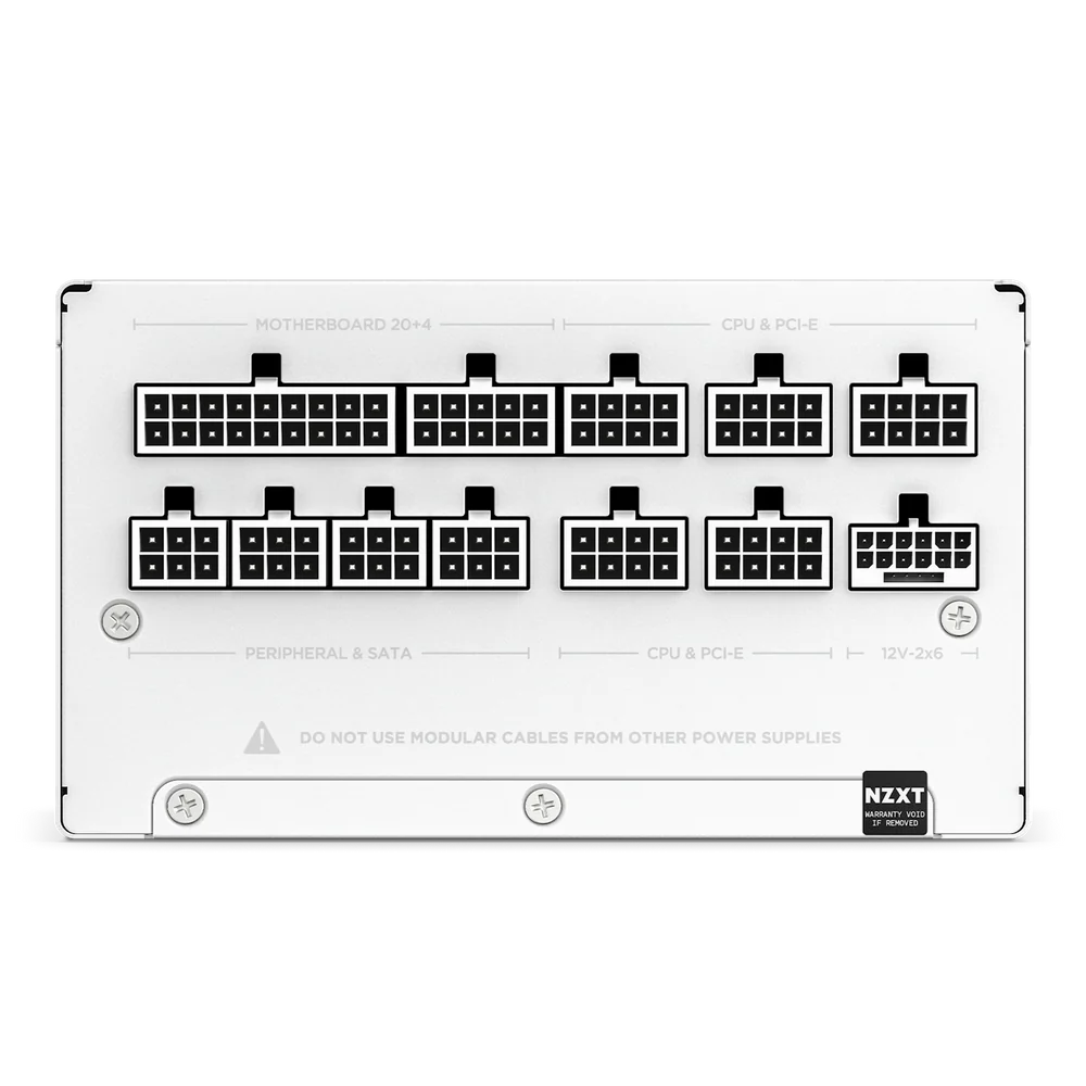 NZXT C1200 Watt ATX White Desktop SMPS 3