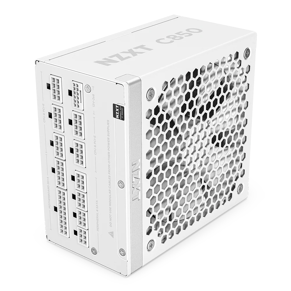 NZXT C850 Watt ATX White Desktop SMPS