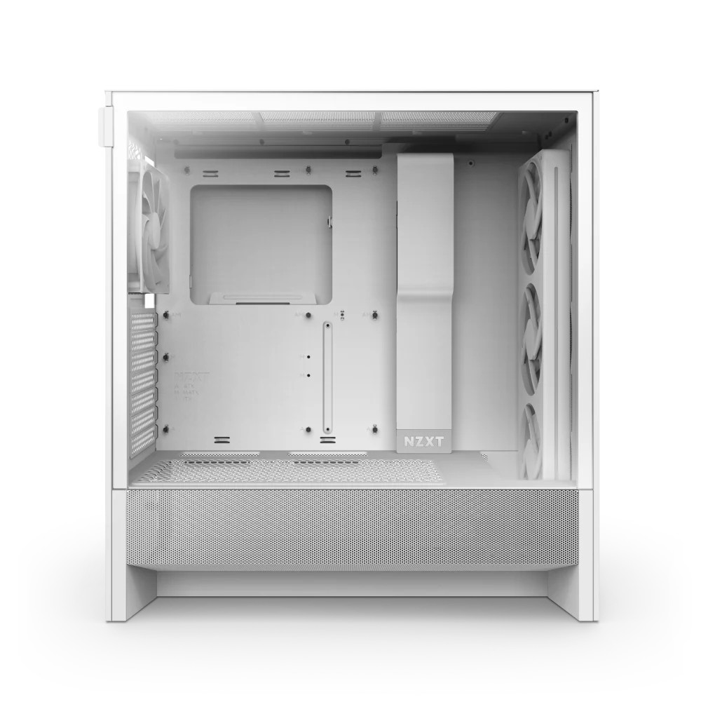 NZXT Chassis H5 Flow RGB mATX White Case 1 1