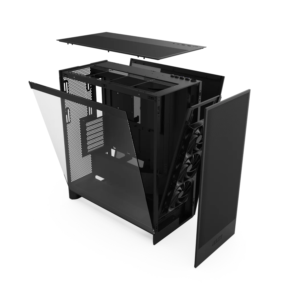 NZXT Chassis H7 Flow Black Mid Tower Case 4