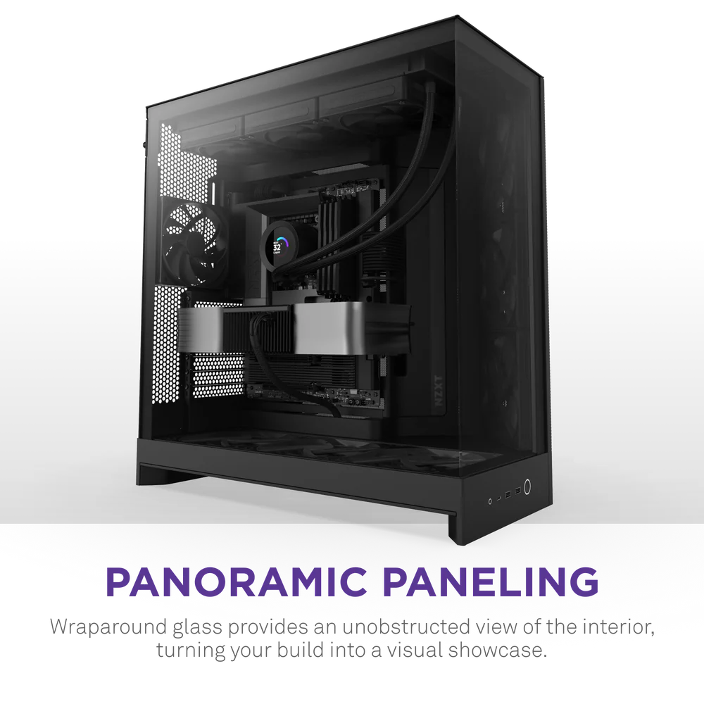 NZXT Chassis H9 Flow Black Mid Tower Case 5