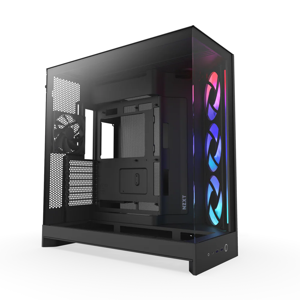 NZXT Chassis H9 Flow RGB Black Cabinet
