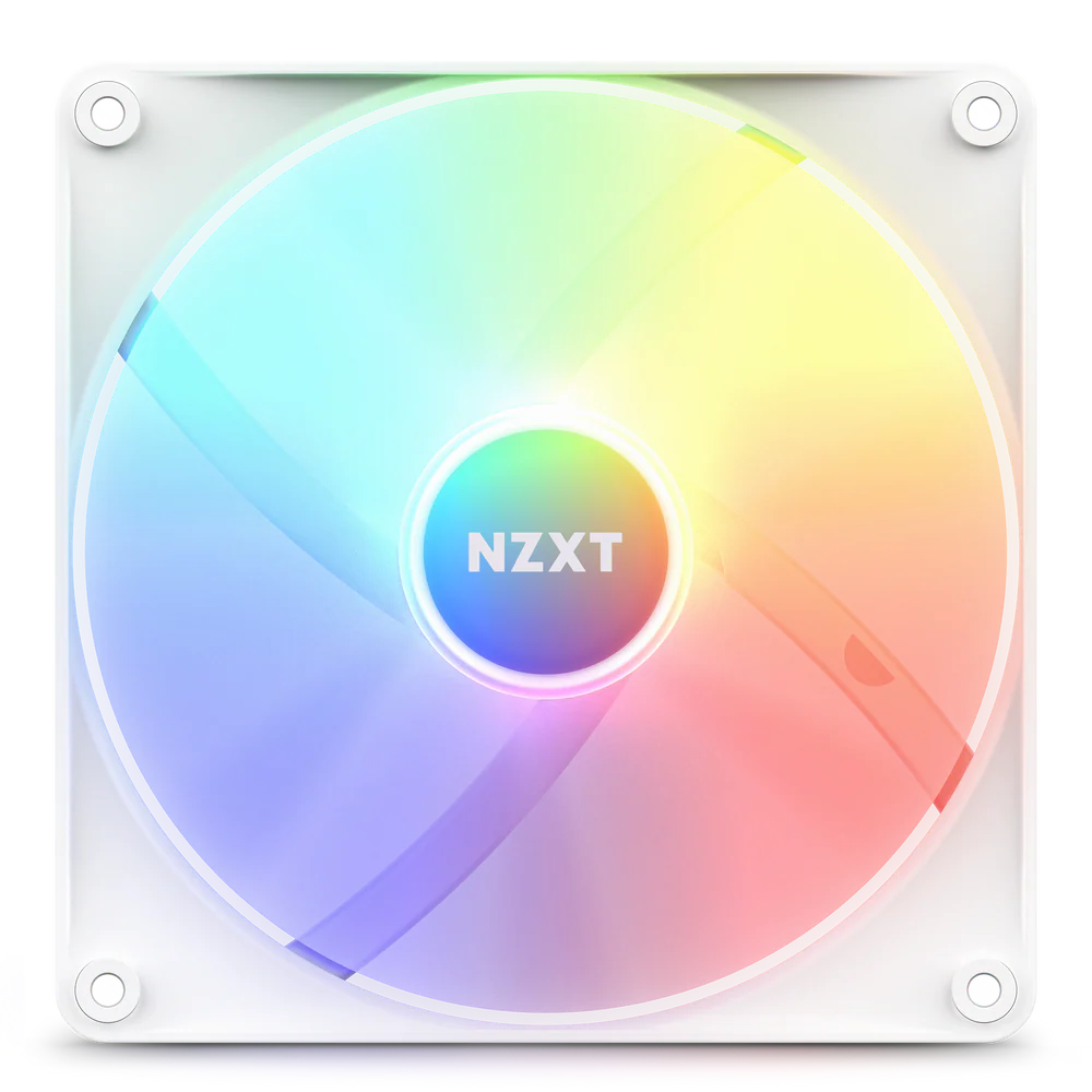 NZXT F140 White RGB Core Fan 1