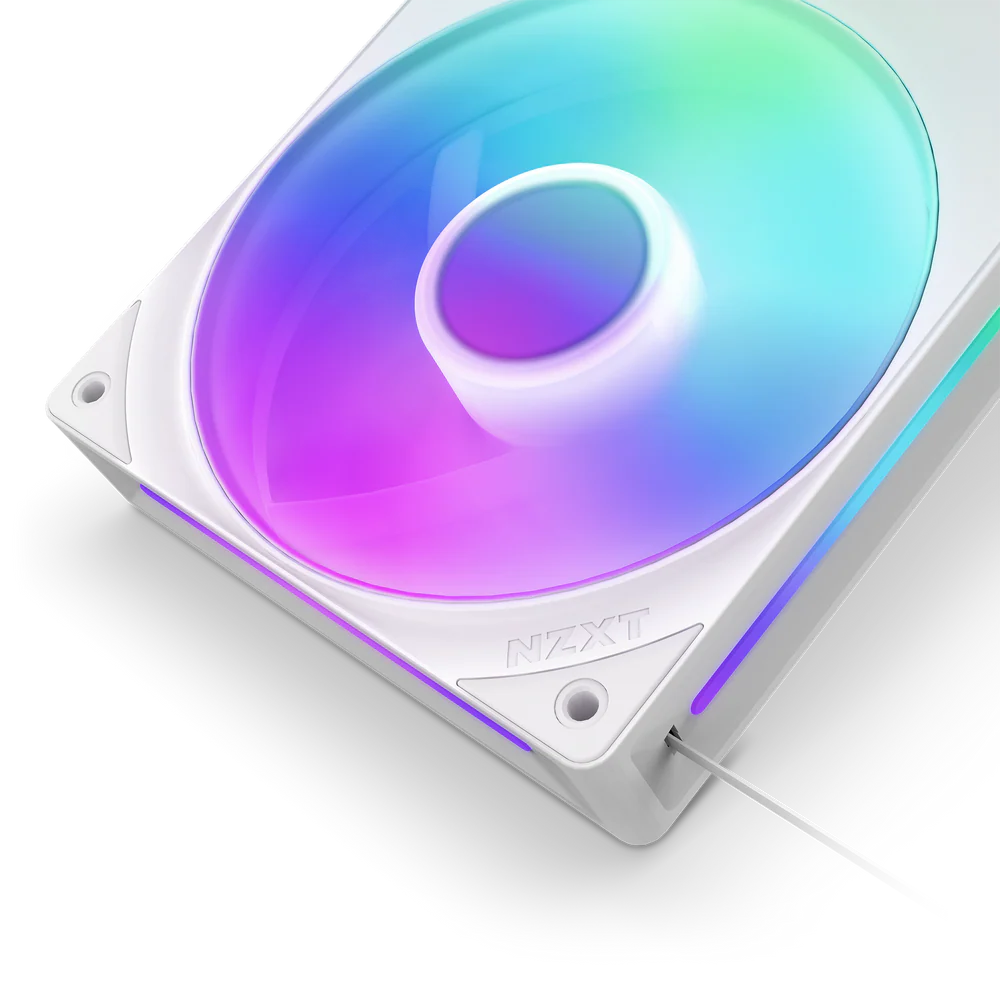 NZXT F280 White RGB Core Fan 3