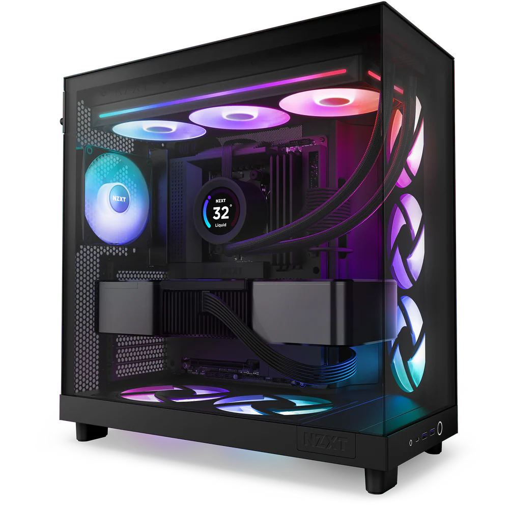 NZXT F360 RGB Black Core Fan 4
