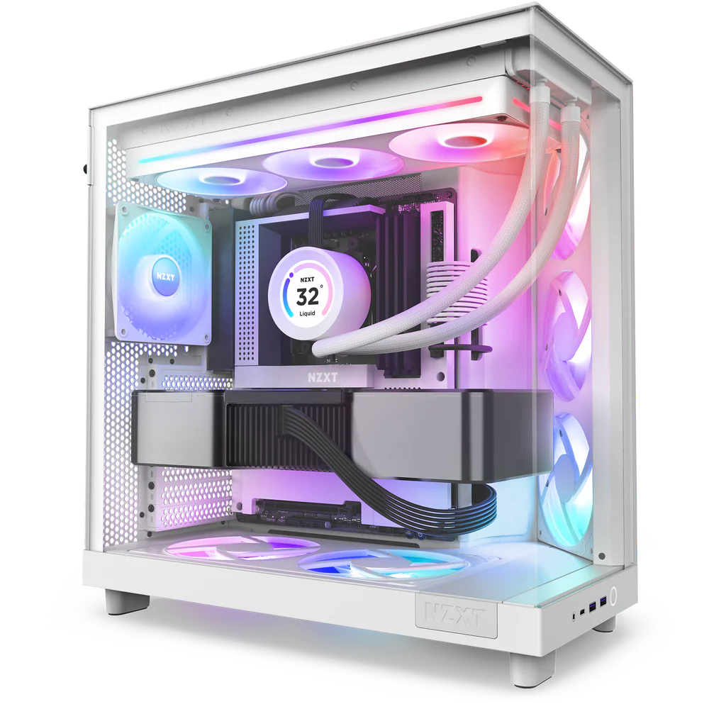 NZXT F360 White RGB Core Fan 4