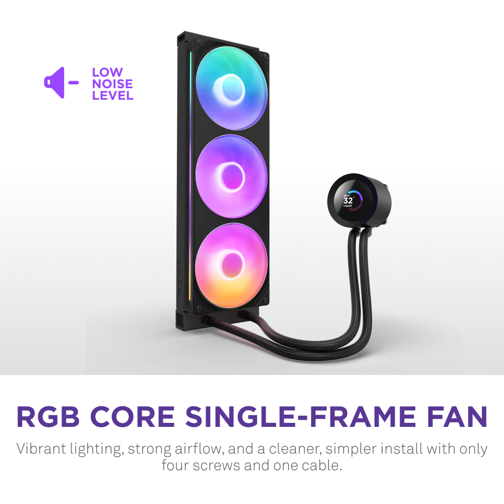 NZXT Kraken Plus 360 Black RGB V2 liquid cooler 4