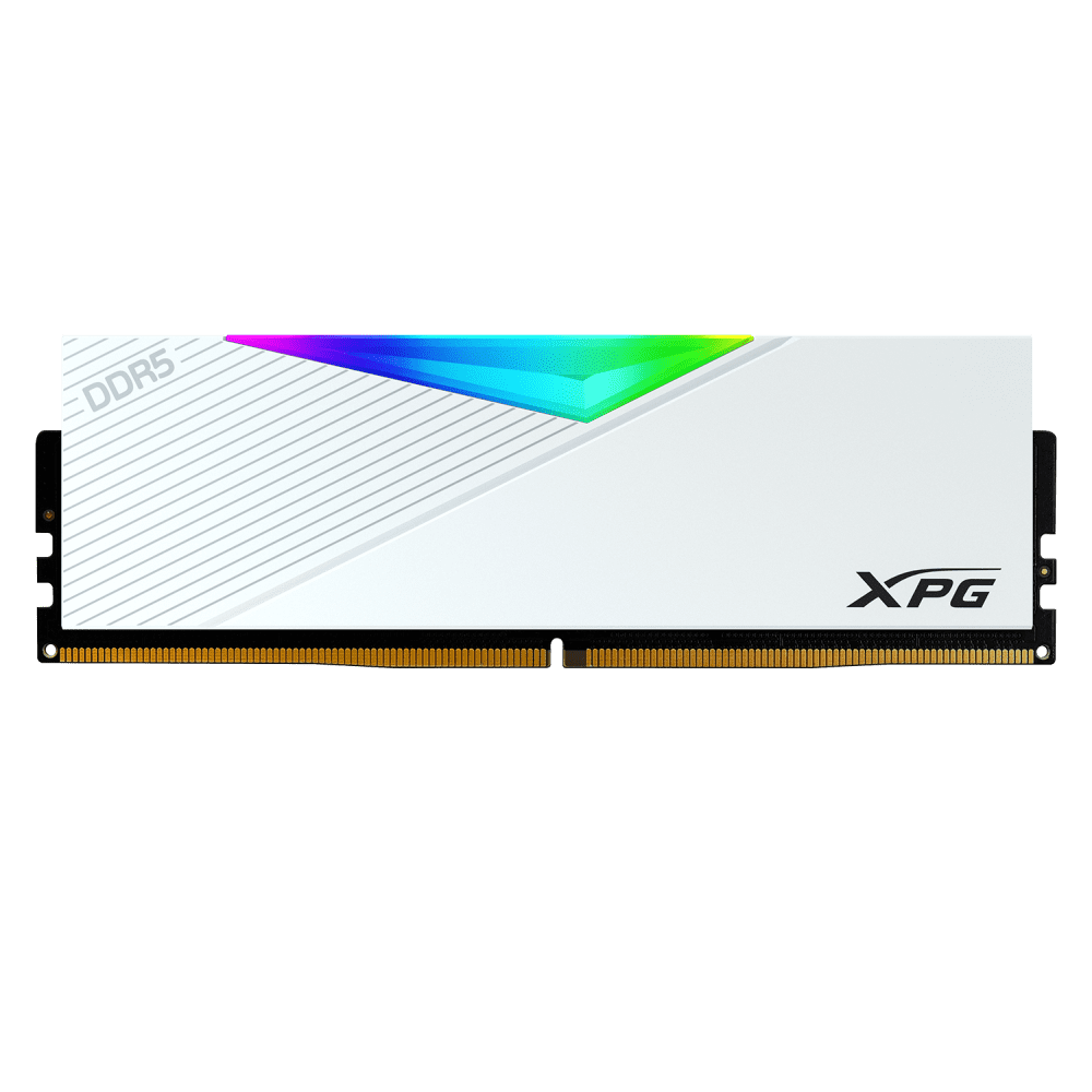 XPG Lancer RGB 32GB (1 x 32GB) DDR5 6000MHz CL30-40-40 1.35V Desktop RAM – White (AX5U6000C3032G-CLARWH) - Image 2